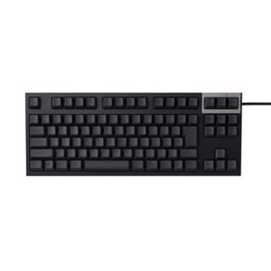 

Topre REALFORCE A R2 Tenkeyless Японська з функцією APC Ємнісний безконтактний метод USB Навантаження 45 г Сублімаційний друк Без позначення Кана Чорний чорний