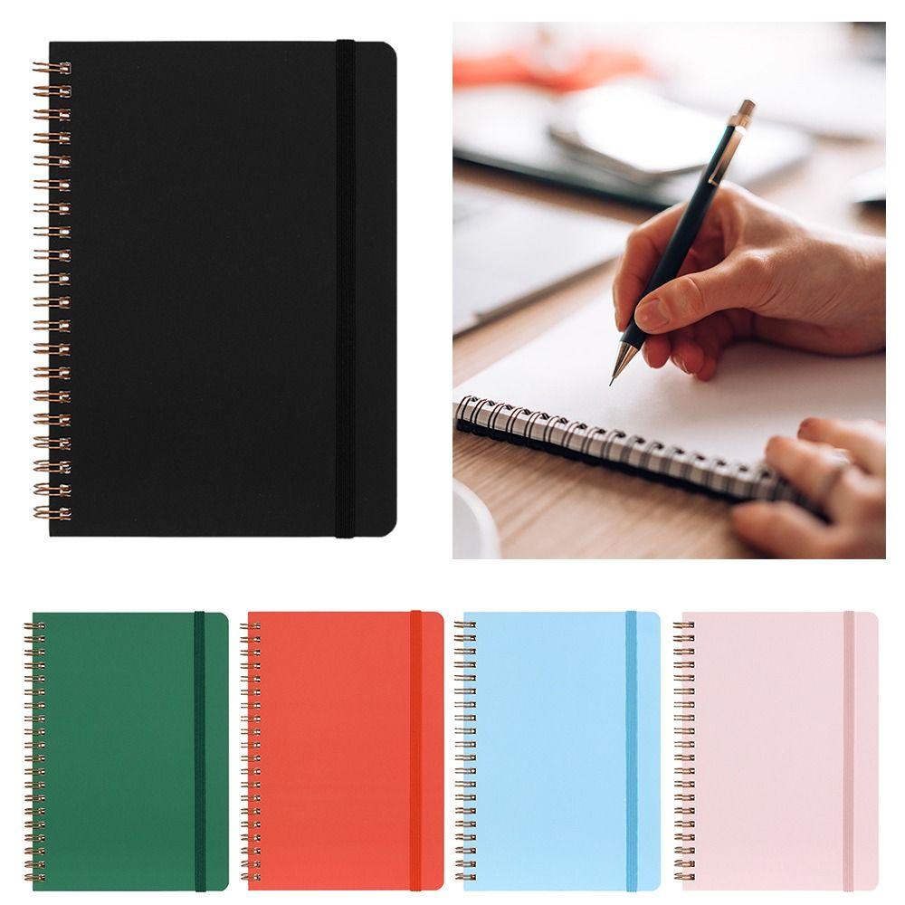 Thicken Diary Book Strap Design Memo Pad Multi-purpose Coil Notebook Students Stationery