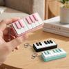 Novelty Piano Stress Clicker Keychain 3D Printed Piano Key Fidget Figurine  Gift for Music Lovers