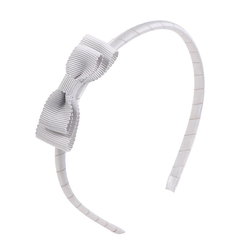 Cute Bow Headband: Spring/Summer New Threaded Fabric for Children