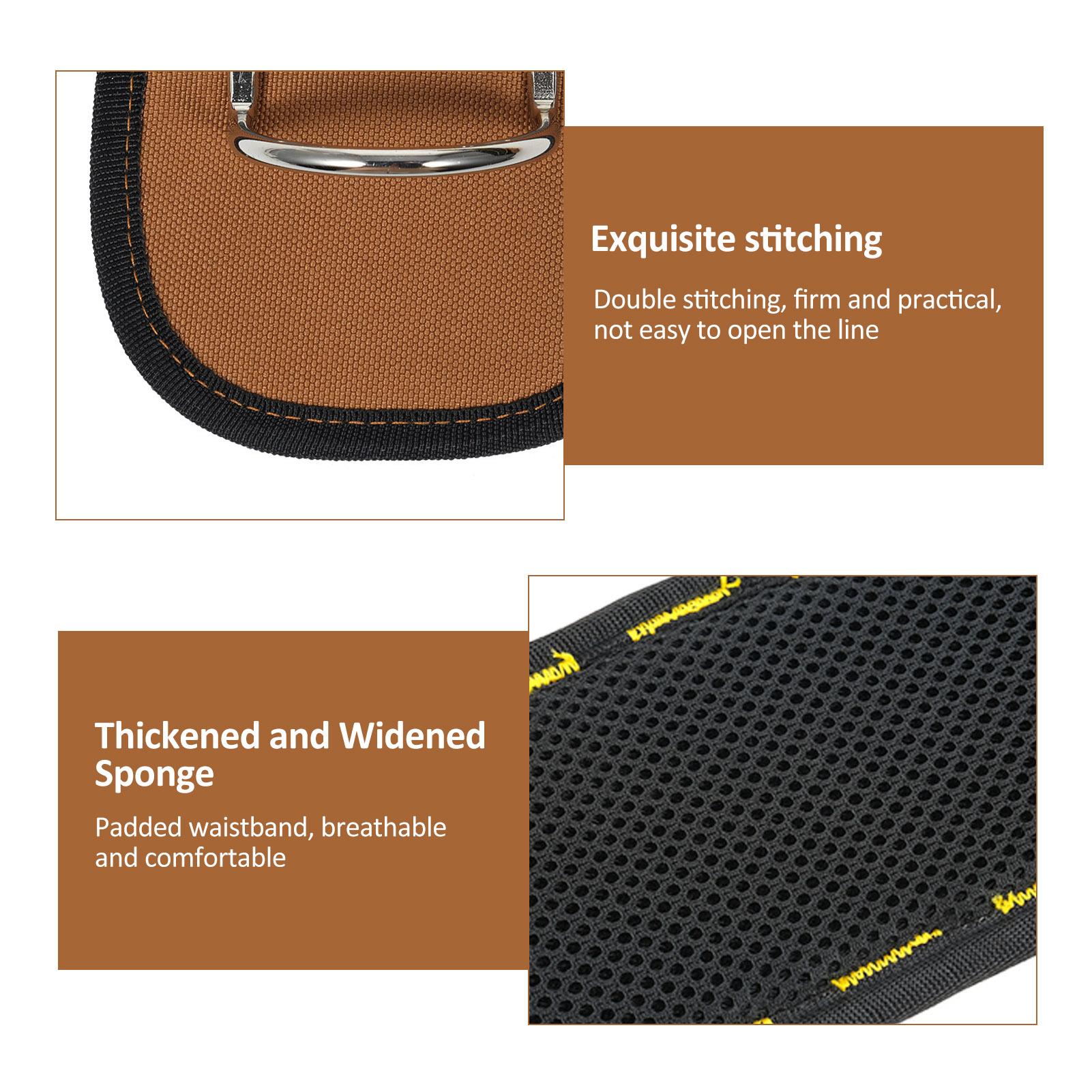 

Пояс для инструментов с подтяжками Прочный жилет для инструментов со съемными и регулируемыми сумками для инструментов и