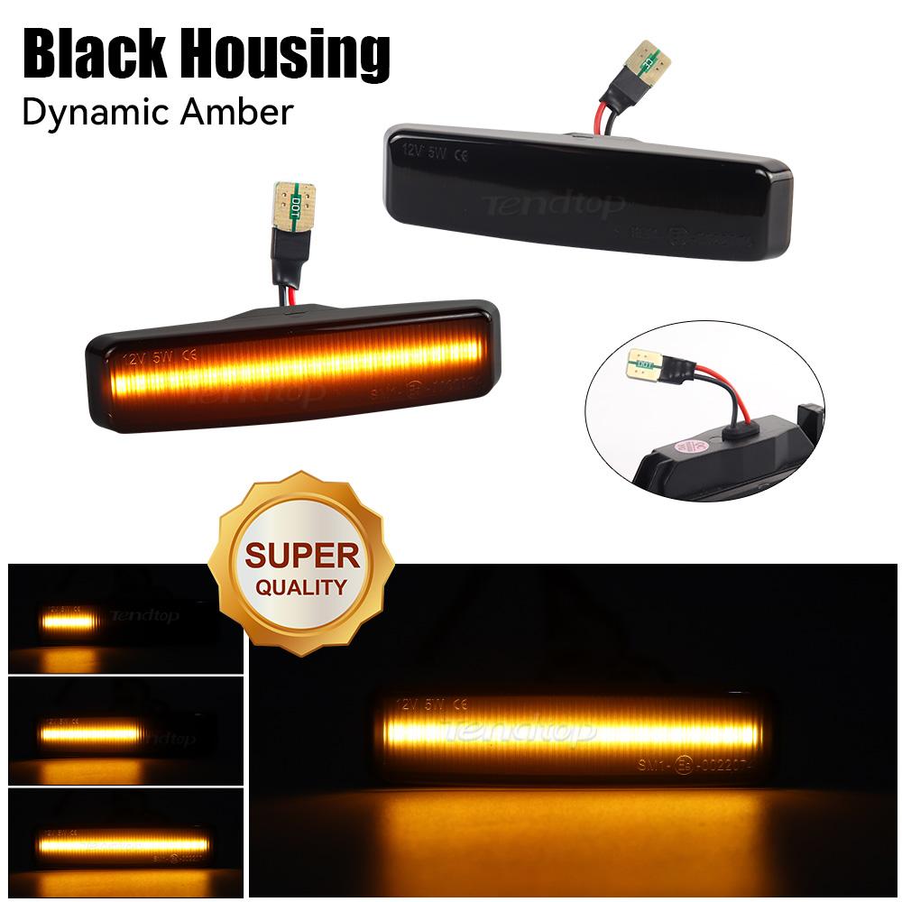 Quality LED Sequential Turn Signal Lights for BMW E39 M5 525i 528i 530i 63142496299 Blinker Dynamic Side Marker Indicator Lamps