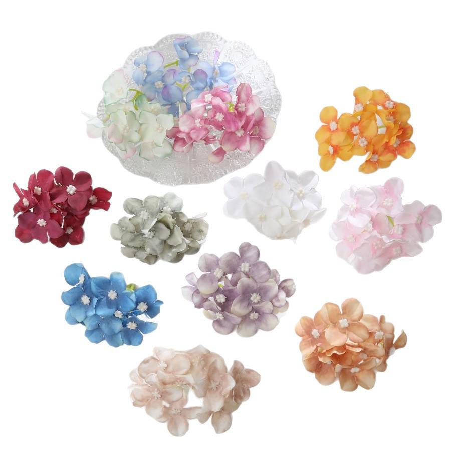 Simulated Hydrangea Accessories: DIY Handicraft Hanfu Flower Decorations