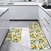 Spring Summer Lemon Non-slip Kitchen Mat Home Decor Living Room Balcony Hallway Entrance Door Mat Bedroom Laundry Bath Floormats