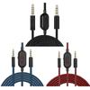 2m Headphone Audio Cable with Volume Controller and Mute Headphone Cable Audio Cord Line for Logitech GPRO X G233 G433 Headset