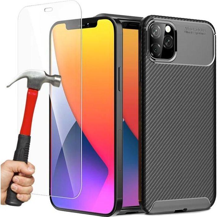 Coque Silicone - E.F.CONNECTION - pour iPhone 12 Mini - Ultra-Fine - Antichoc - Anti-rayures