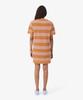 Lacoste Women'S Bold Stripe Short Sleeve Dress Ef5021-56G 4Im