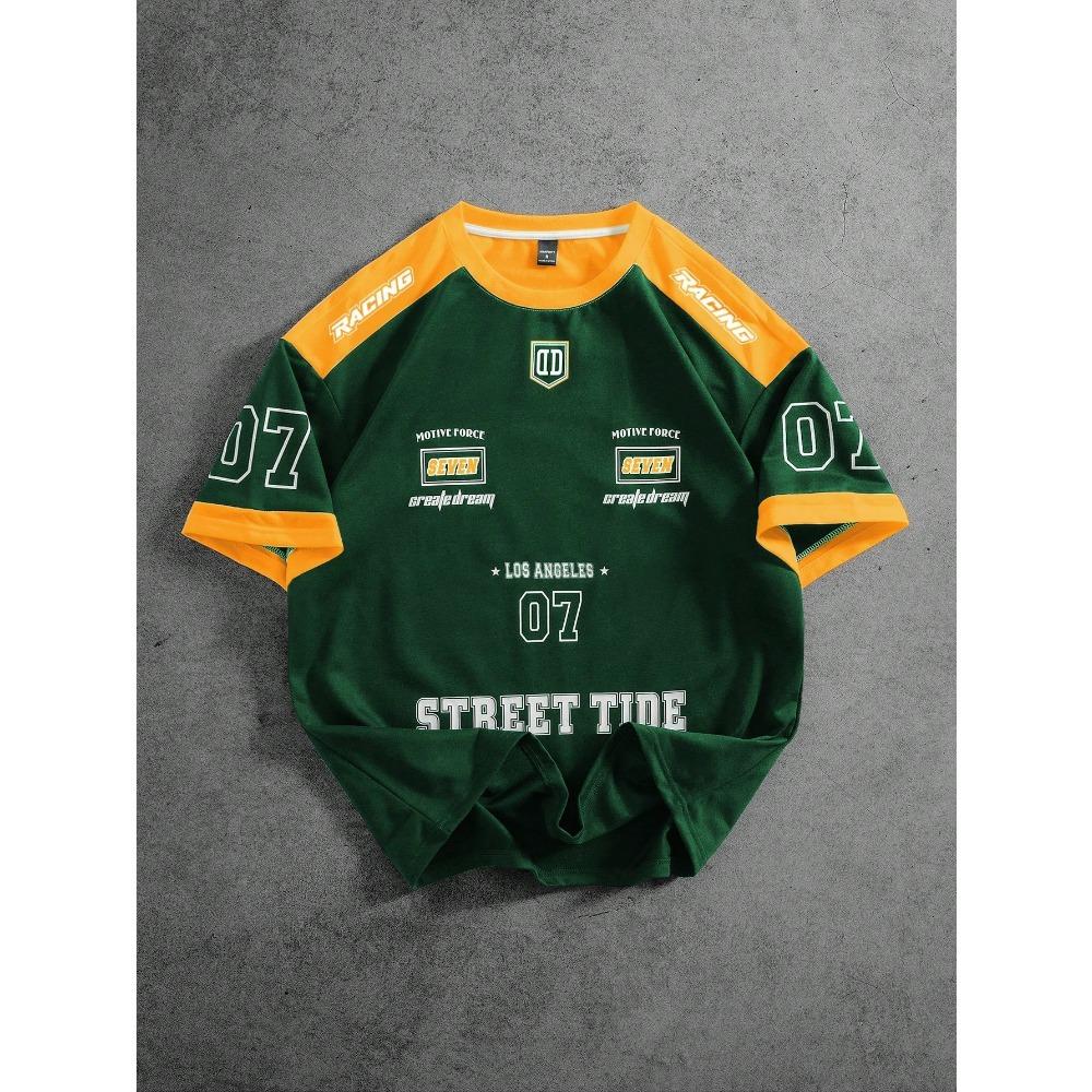 Men's T-shirt - Breathable Lightweight Casual Sports Digital Print Streetwear Men's T-shirt