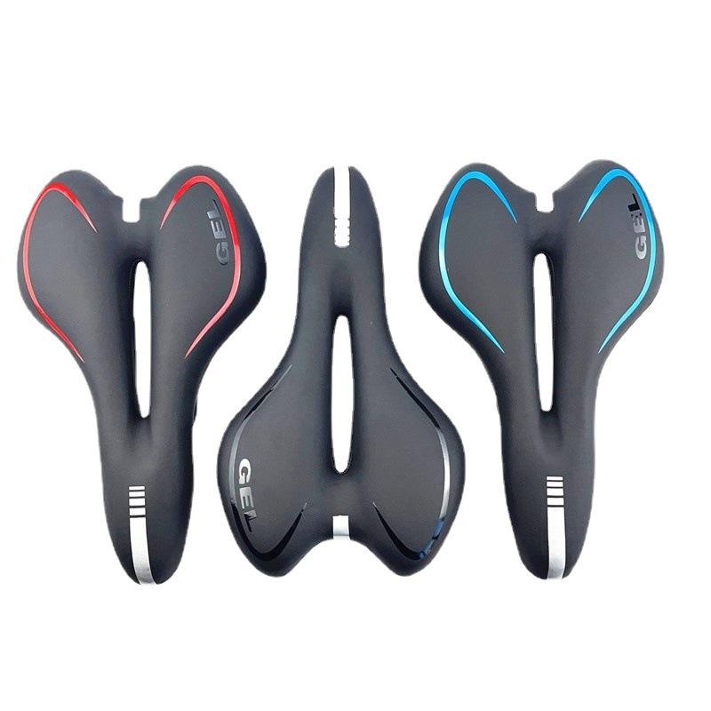 Comfortable Shockproof Pu Leather Surface Cycling Seat Sponge-Filled Bicycle For Enhanced Riding Experienc