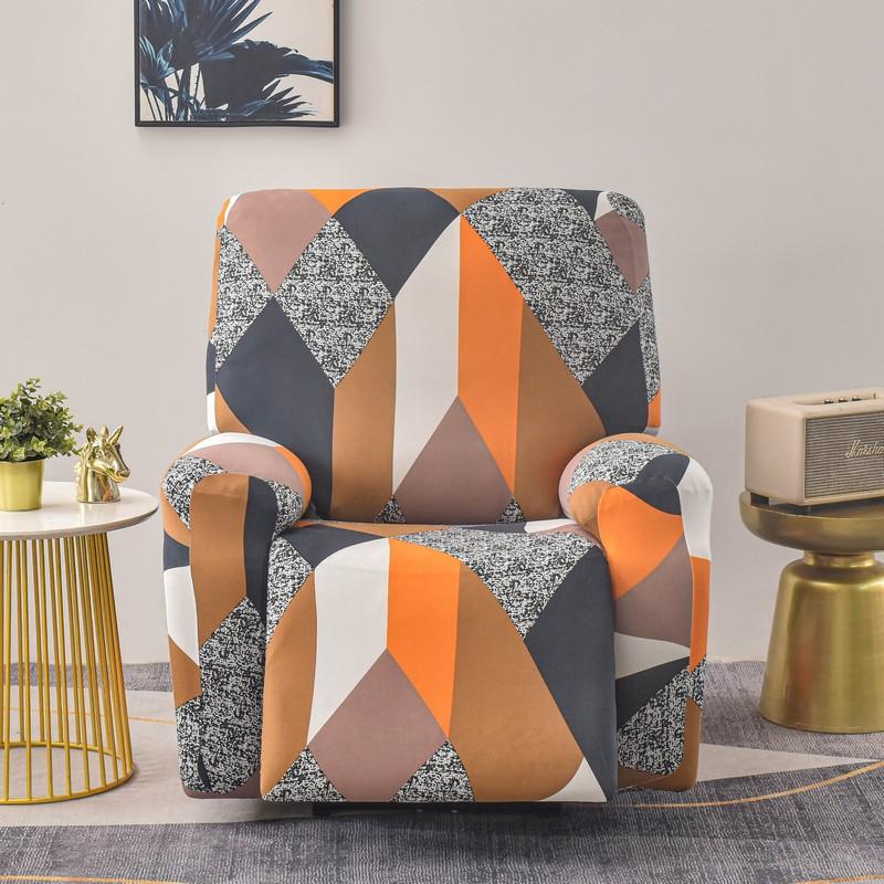 Stretch Recliner Cover 4Pieces/Set Chair Slipcovers Non Slip Slipcover Recliner Furniture Protector For Living Room