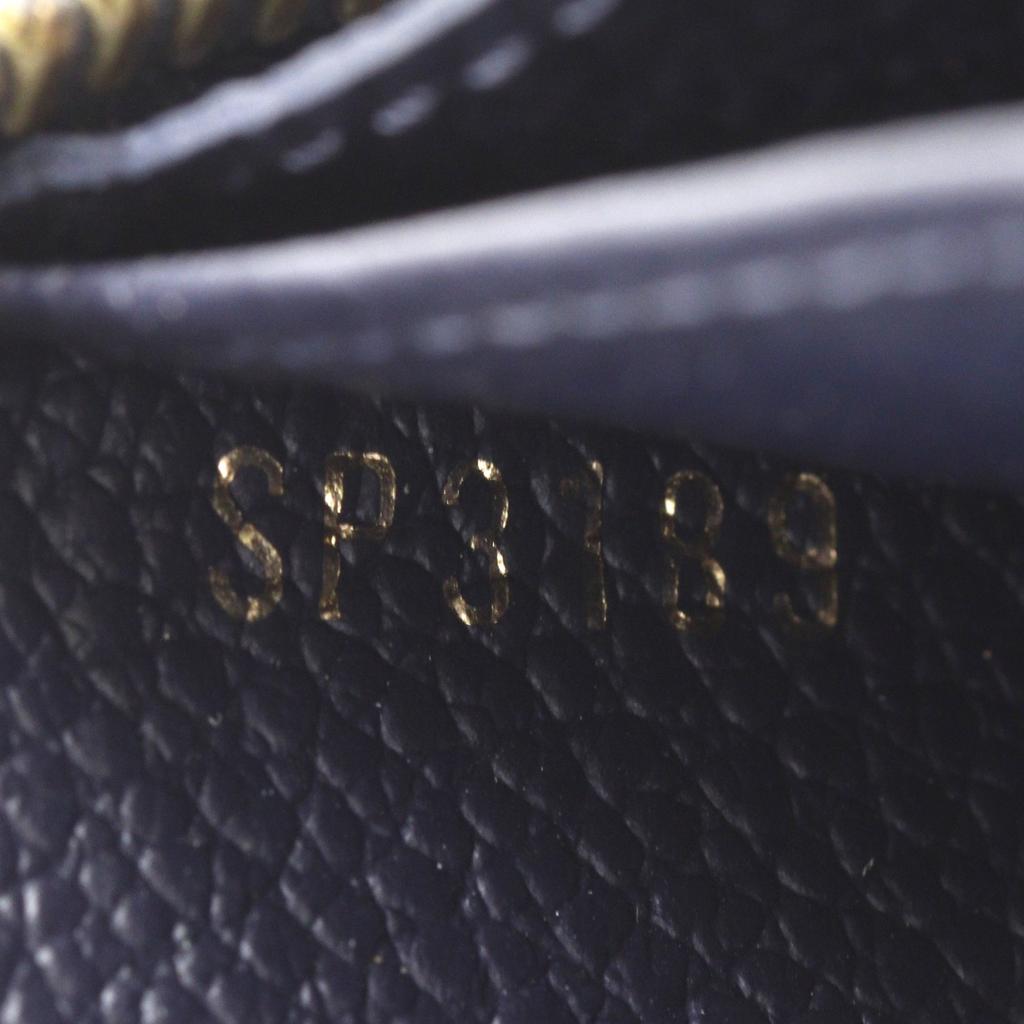 Louis Vuitton Zippy Wallet Purse M62121 Marine Rouge Navy Blue Monogram Ann Platt Unisex Used
