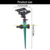 92MF Automatic Rotating Lawn Water Sprinkler with 360 Degree Rotation for Garden and Grass Irrigation Adjustable Efficient