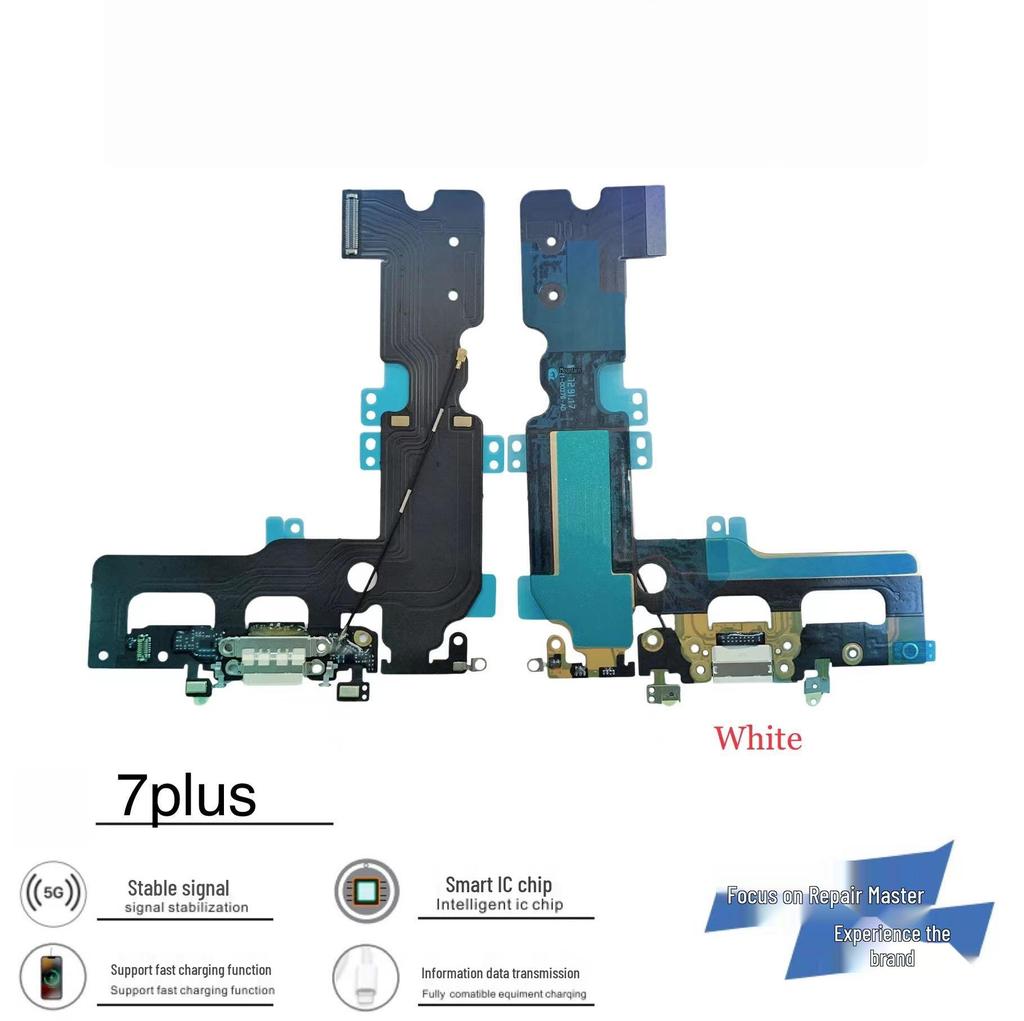 Compatible Charging Flex Cable with Microphone for Apple iPhone 5/5s/6/6s/6 Plus/7/7 Plus/8 Plus/X