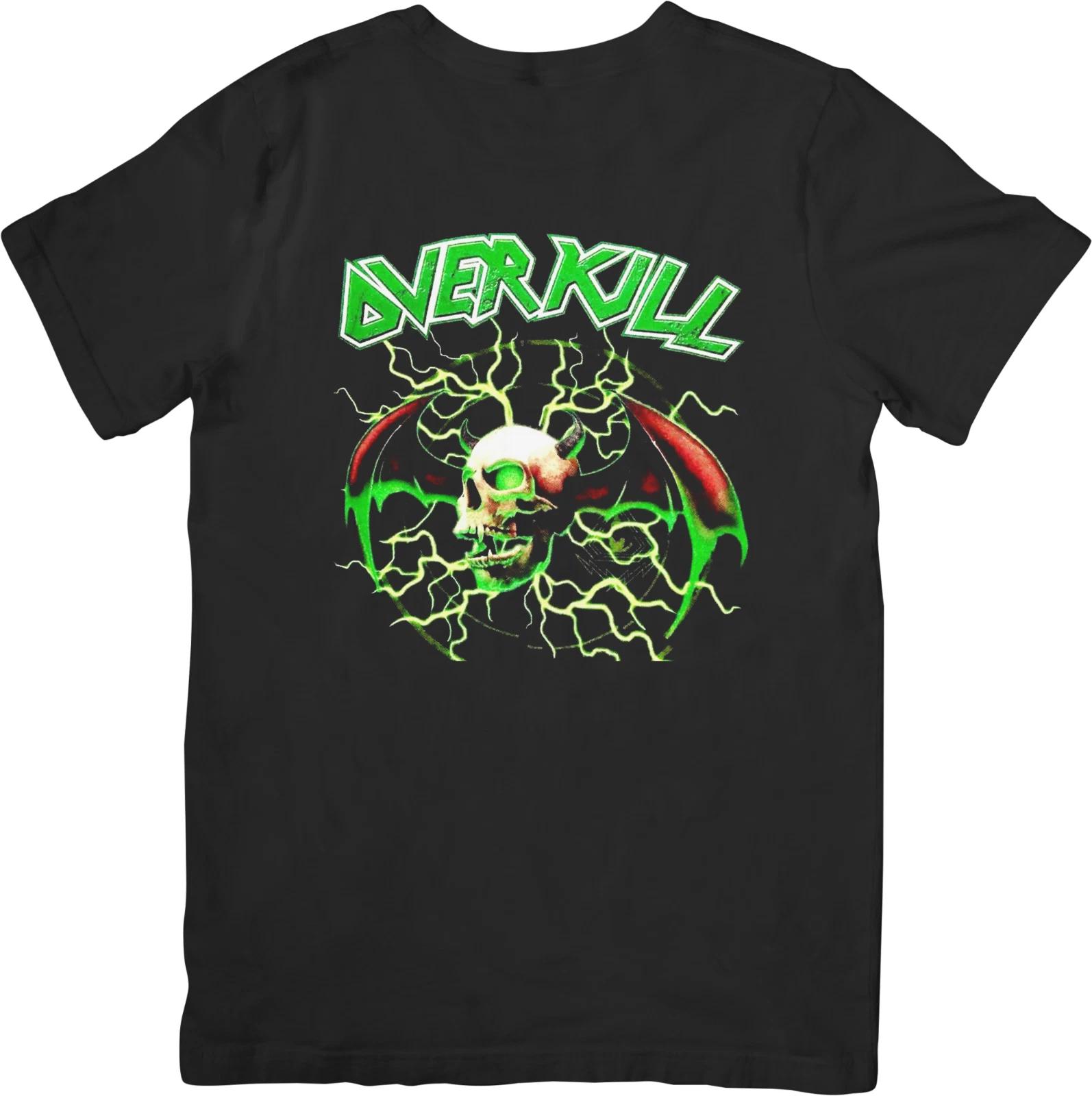 

Over Kill Music Unisex Fit for Men & Women Quality Cotton T-Shirt Black 2XL