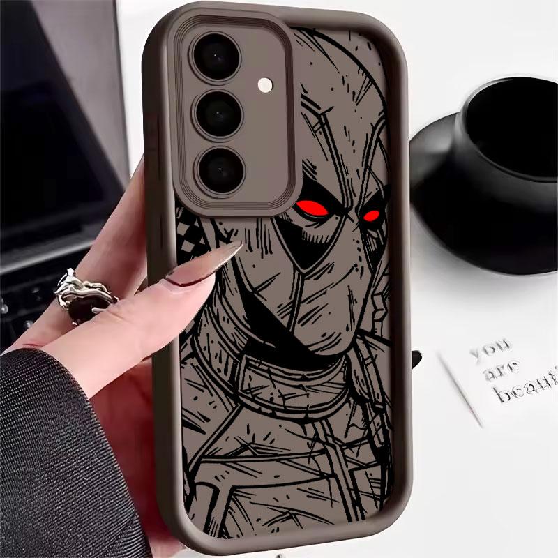 Cool Marvel Deadpool Ironman S26 Ultra Case For Samsung Galaxy S26 S25 S24 S22 S23 Ultra S21 Plus S20 S25 FE 5G Protection Cover