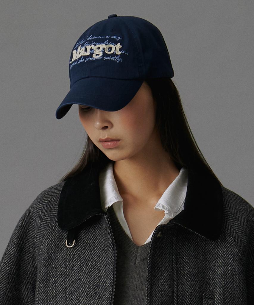 TTUDEMENT Margot Logo Ballcap Navy
