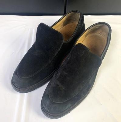 HARDRIGE Süet Slip-on Mokasen Ayakkabı Erkek 26.5 Siyah Fransa Üretimi(KULLANILMIŞ)