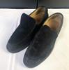 HARDRIGE Suede Slip-on Loafers Men’s 26.5 Black France Made(USED)