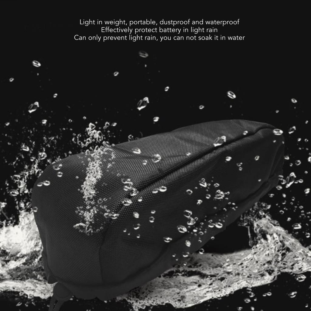 Electric Bike Battery Cover Waterproof Cloth Dustproof Battery Protective Drawstring Bag Electric Bicycle Accessories