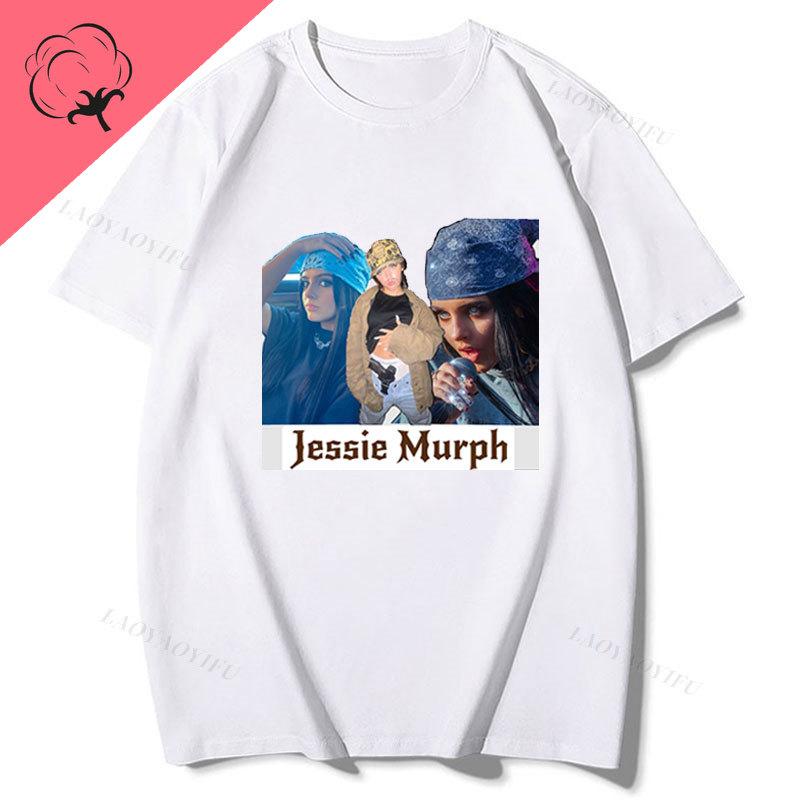 

Playera Jessie Murph T Shirt Fans Gift Essential Clothes Cotton Ropa De Mujer Short Sleeve Classic Graphic T Shirts New Style 3XL