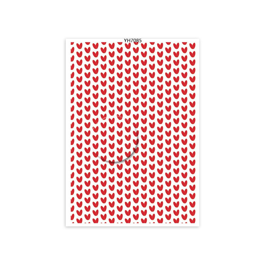 Hârtie de transfer pentru lut Inimă de dragoste de Valentine Hârtie de transfer pentru lut Hârtie de transfer solubilă în apă pentru realizarea de cercei din lut