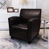 Day and Night - Day and Night Dark Brown Artificial Leather Armchair