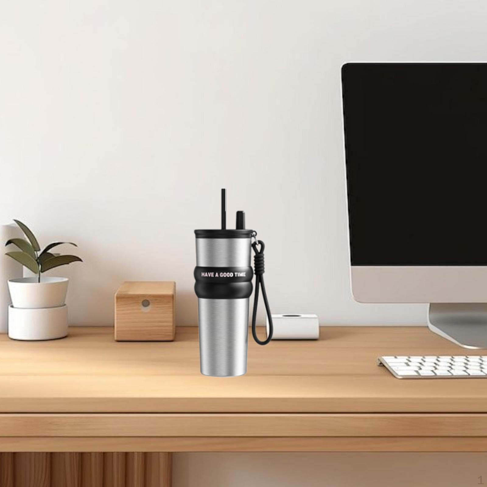 

710ml Insulated Travel Mug for Coffee and Water, Outdoor Use silver