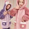 Girls' Coral Fleece Autumn Winter Pajama Set