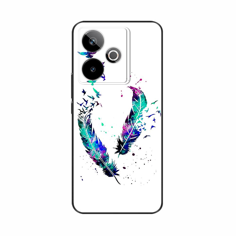 For Realme GT7 GT 7T Case RMX5061 Cat Painted Cover Soft Silicone Phone Case For Realme GT 7T GT7 Pro RealmeGT 7 Pro Fundas Etui
