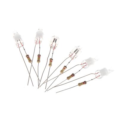 10 Stück Neon-Kontrollleuchte Grün Rot Blau Schilder 6 mm Neonlampe Glimmlampen