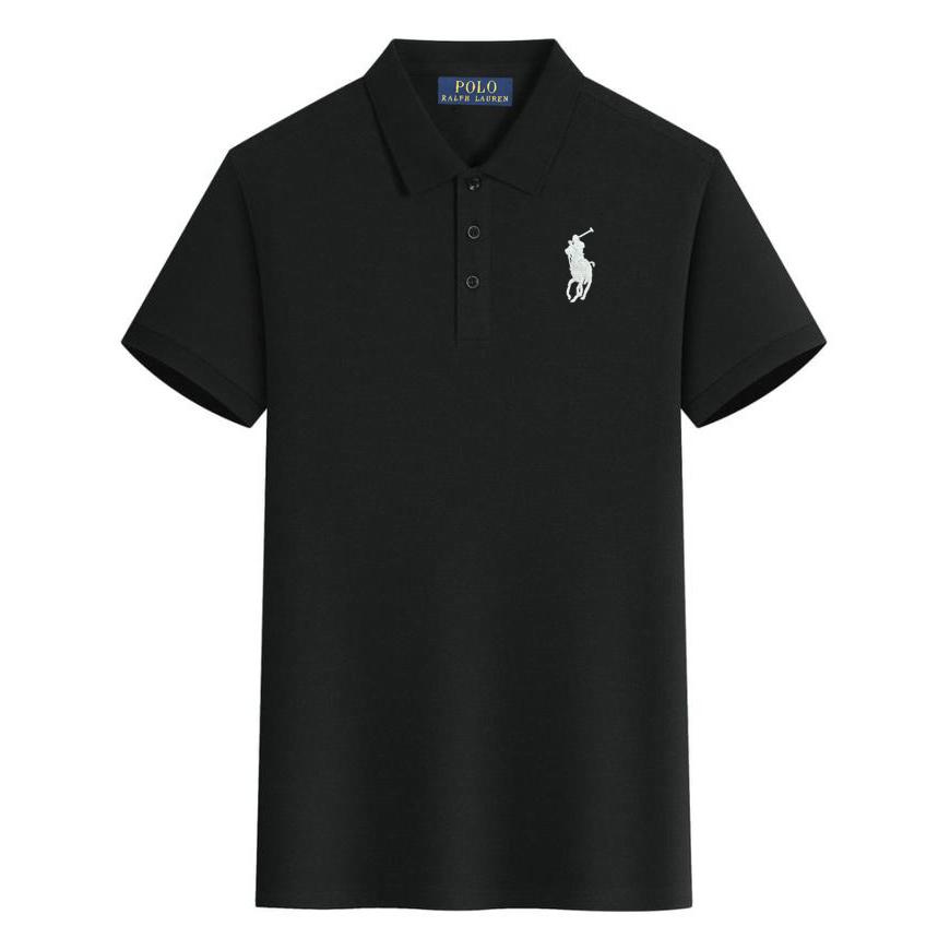 Polo Ralph Lauren Letní nové Pony Vyšívané Neformální Sportovní Polo Tričko, Odvádějící Pot a Absorpční Vlhkost Polo Tričko z Čisté Bavlny