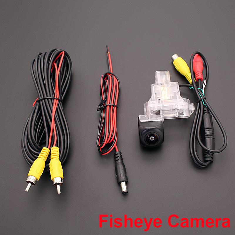 720P 170 Degree Fisheye Lens Car Rear View Reverse Backup Camera For Mazda 3 Mazda3 BM Hatchback 14~17 Original Screen Adapter