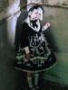 [Milky Time] Gothic Lolita Dress, Monochrome, Cosplay, Landmine Style, A-Line, Sickly Cute, Long Sleeves