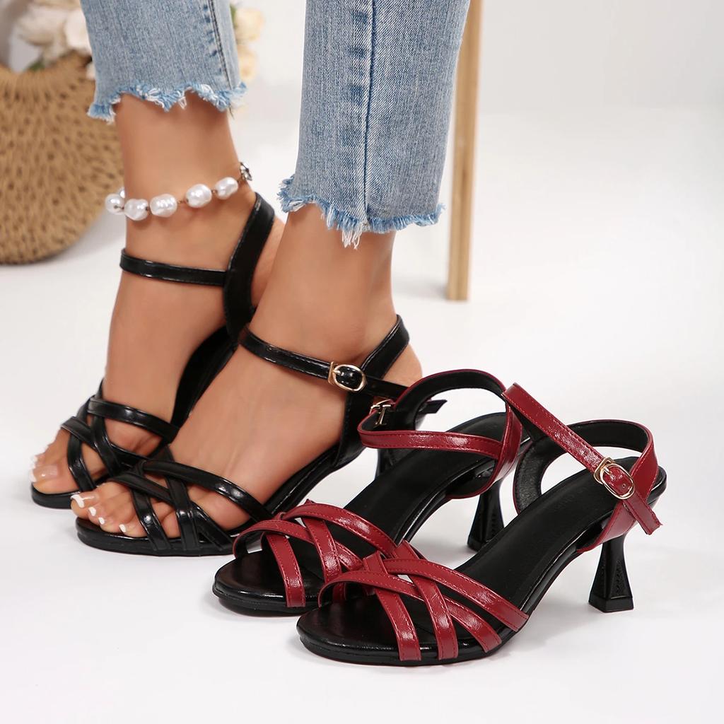 Fashion New Women High Heels Summer Sandals Elegant Anti-slip Platform Shoes Women Sexy Comfortable Designer Sandals Sandalias De Mujer