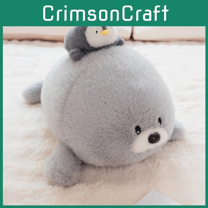 Lion Sea Cuter Animal Dolls With Penguin Design On Top Of The Head For Gift Kids