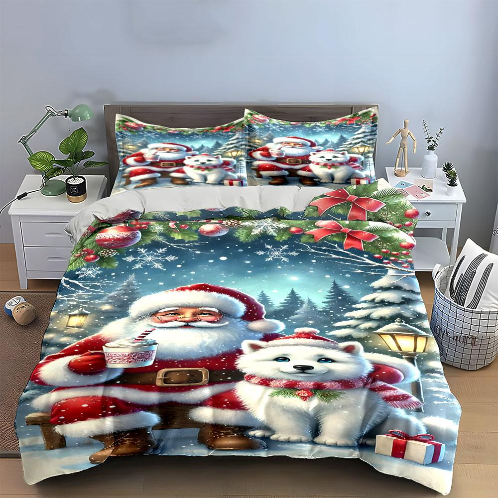 Frosty festive wonderland Bedding sets Duvet cover sets Duvet covers Pillowcases(1*Duvet Cover 2*Pillowcases without duvet insert)