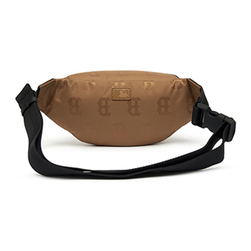 MLB Artificial Leather Sling Bag, Shoulder Bag, Crossbody Bag Regular Unisex Coffee Casual