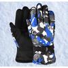Ski gloves 78 autumn and winter warm gloves riding non-slip waterproof camouflage ski gloves velvet cotton gloves