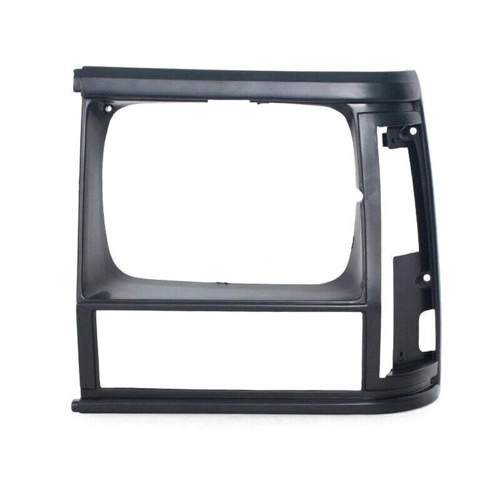 2KS Černý rámeček světlometu pro Jeep Cherokee Comanche Pickup Truck 1991-1996