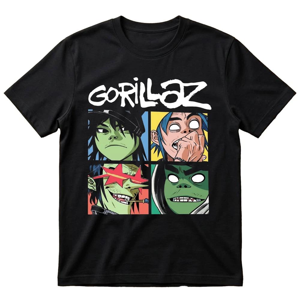 Gorillaz Band Graphic TShirt 90s Alternative Rock Cartoon Band Tee Indie top S