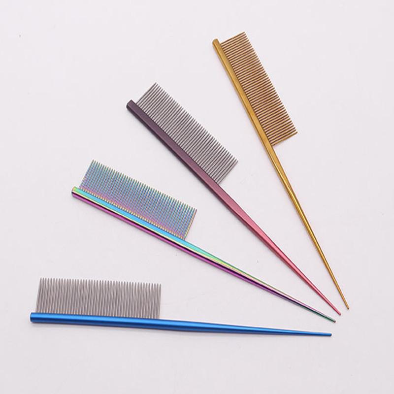 Stainless Steel Dog Brush For Grooming Effective Flea And Loose Hair Remover For Cats And Dogs