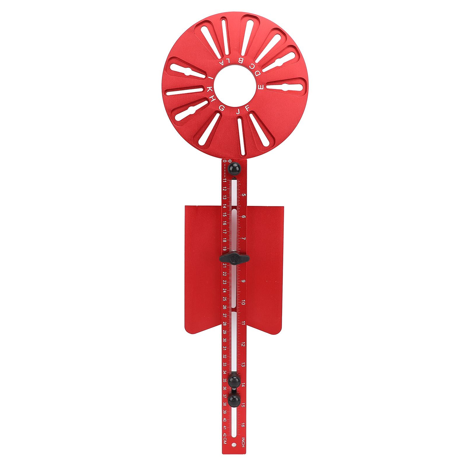 

Кронштейн для фрезерования пазов 3 в 1, шаблон для фурнитуры шкафа, направляющая для круговой резки, универсальная, регулируемая