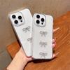 Transparent Drip Glitter Phone Case For Iphone16Promax Bow Apple 17 Fashion