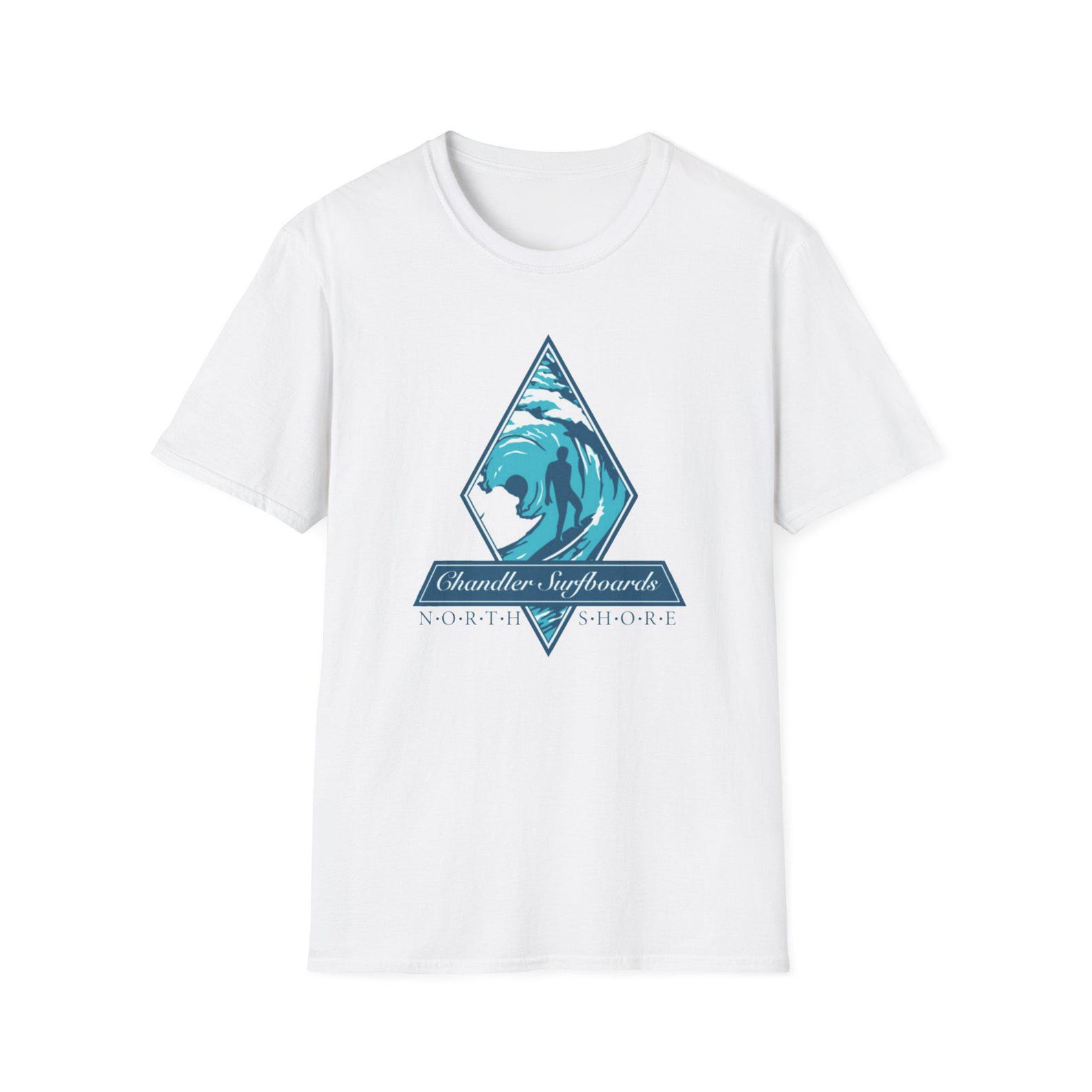 Chandler Surfboards shirt - Unisex Softstyle T shirt North Shore Movie 80s T shirt M