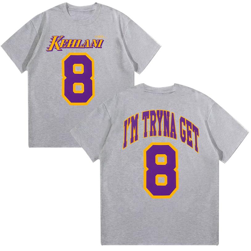 

Kehlani 8 Футболка Харадзюку Графические футболки Унисекс Высококачественная хлопковая одежда Летняя Женская Мужская Мода Повседневная Футболка с коротким рукавом Y2K Топ 4XL