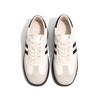 Leather retro classic three bars women's soft-soled children's white shoes casual sports shoes board shoes