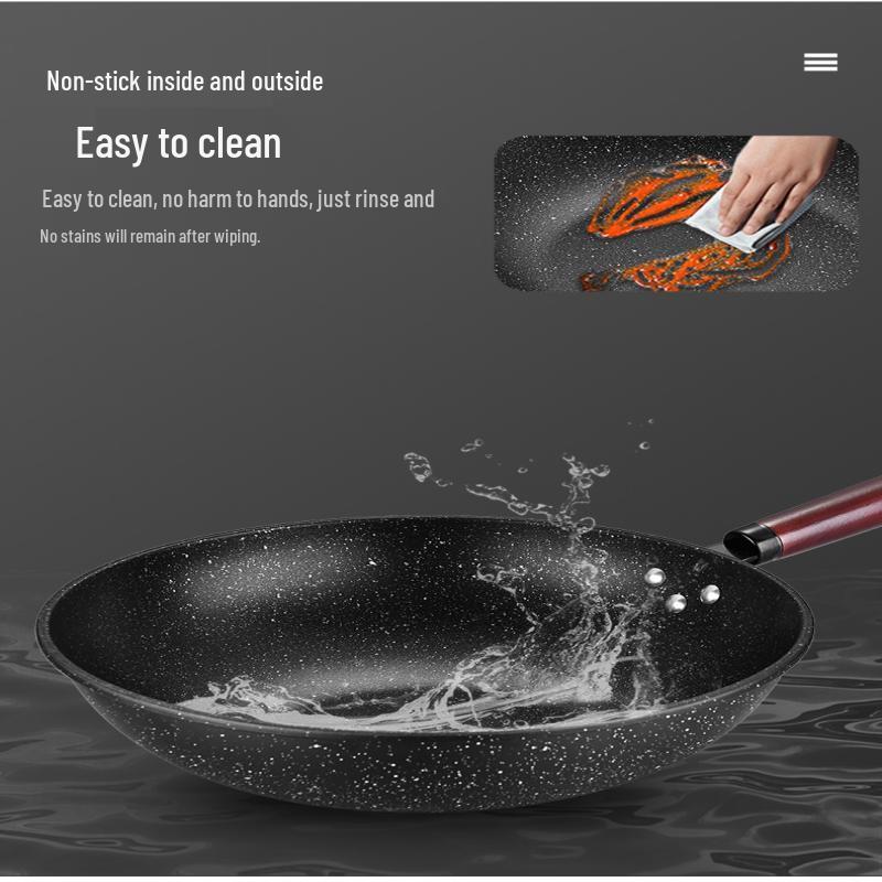 Wutuo Maifan Stone Non-stick Flat Bottom Wok