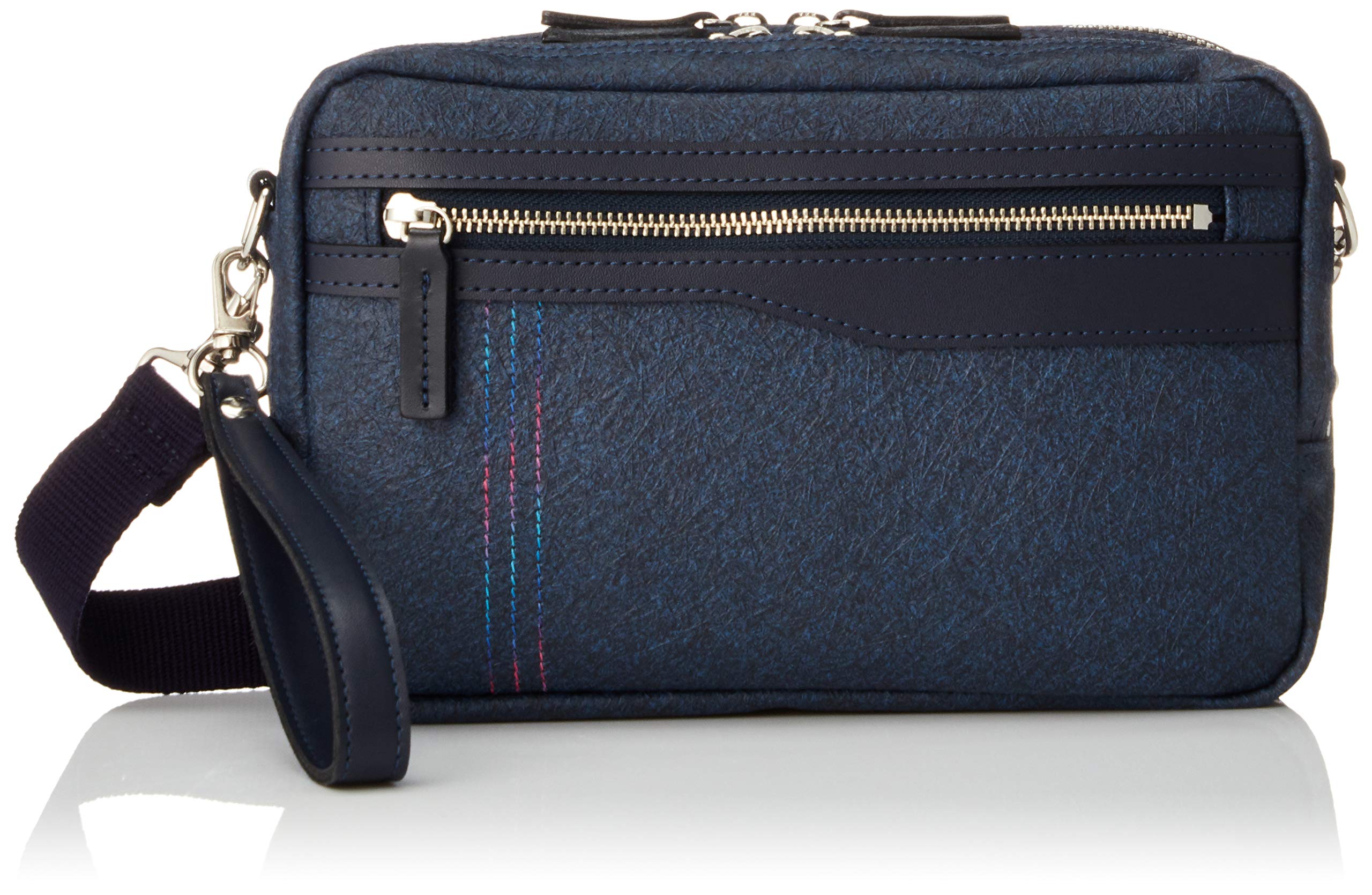 

Двусторонняя наплечная сумка Kiwada, темно-синяя, сделано в городе Тоёока, префектура Хёго, Мекке сумок