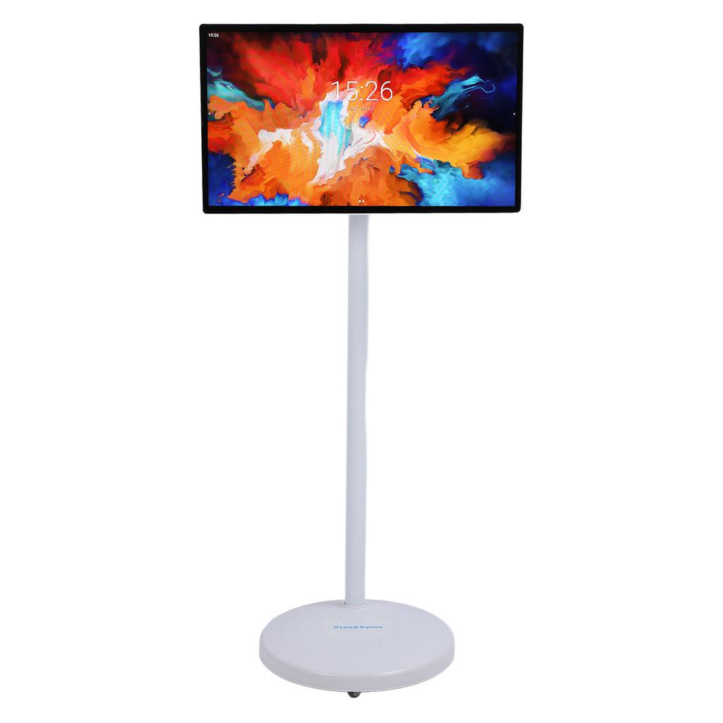 24 Inch Smart Screen with Pole Stand 5MP Camera 6+128G Movable Touch Display Screen for Live