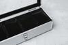 Premium Time Box Watch Storage Watch Storage Collection Holds 4 Silver ES'PRIMA Case, Box, Case, Aluminum, Watches,